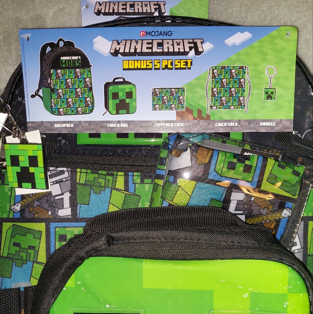 Minecraft Creeper Backpack - Picture 9 of 12